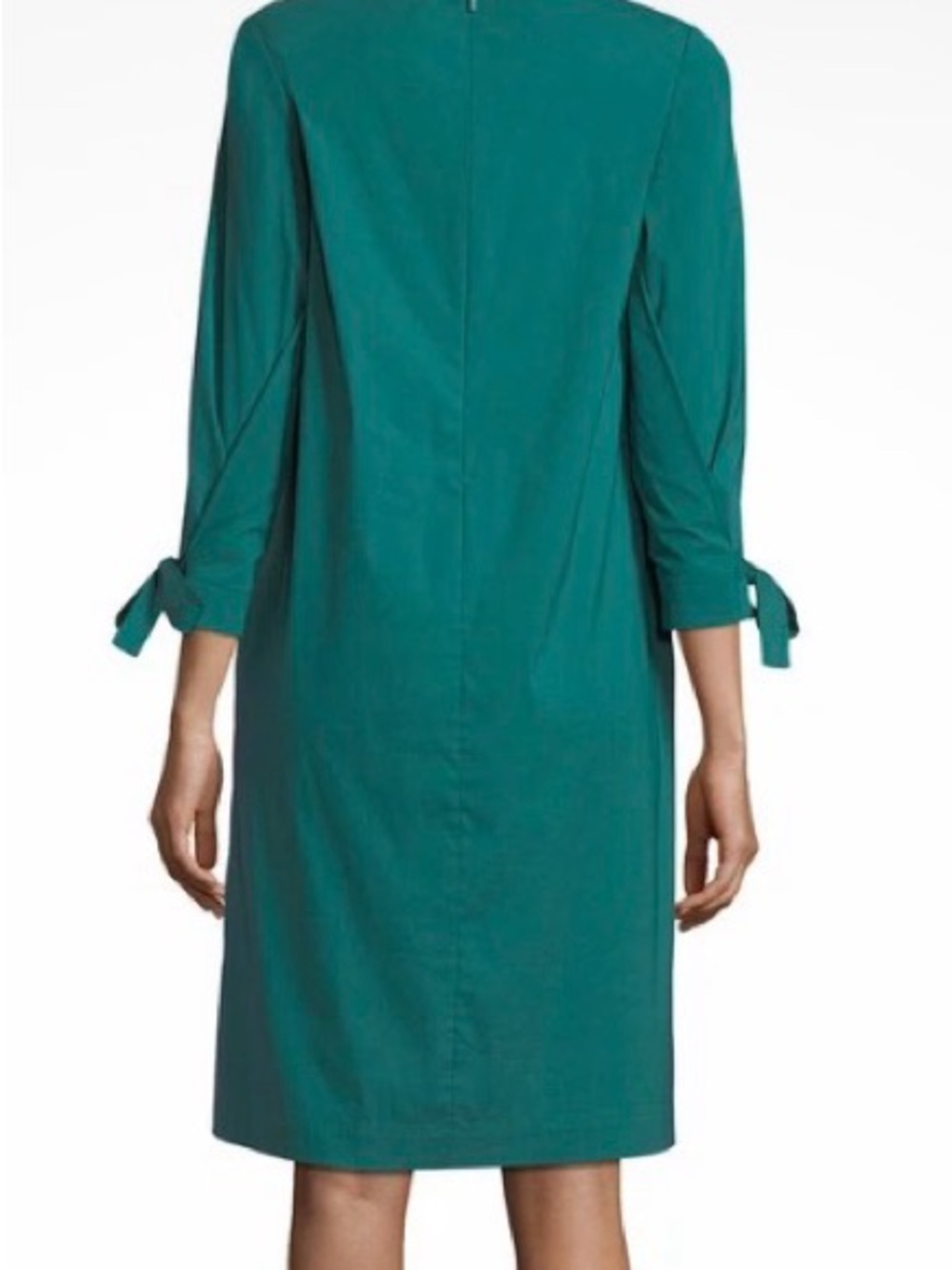 La Fayette 148 size Medium teal perfect summer wedding dress - Picture 2 of 7